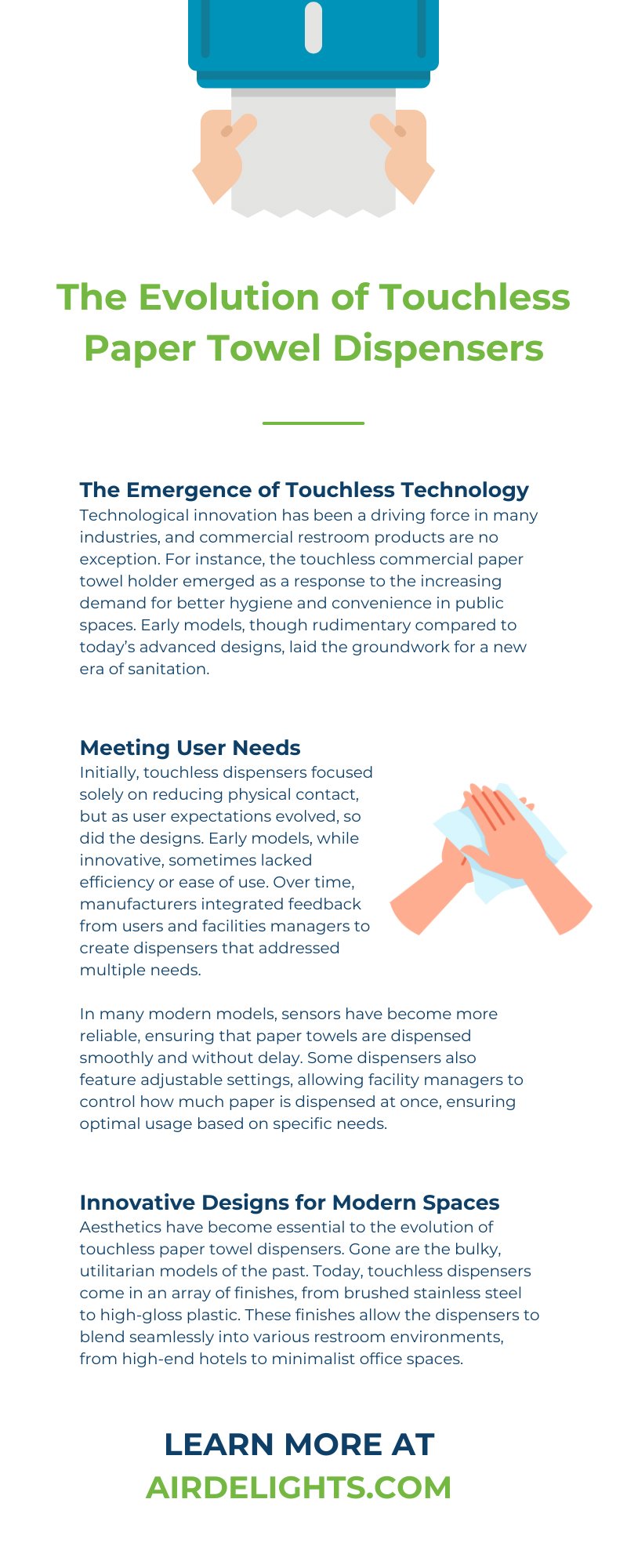 The Evolution of Touchless Paper Towel Dispensers