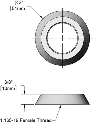 T&S Brass (000537-40) B-1880 Side Body Flange additional product graphic