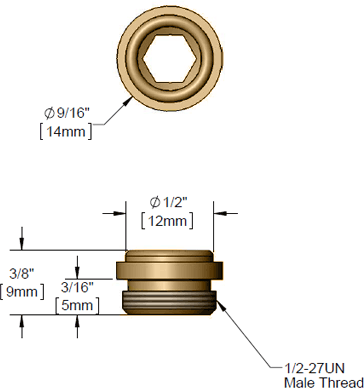 T&S Brass (000763-20) Removable Brass Seat For B-1100 Series additional product graphic