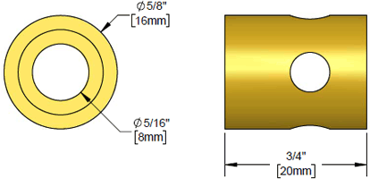 T&S Brass (000820-20) Faucet Seat Spring Holder for B-1150 Diverter additional product graphic