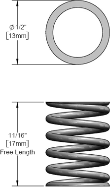 T&S Brass (000895-45) 008A Bonnet Spring additional product graphic