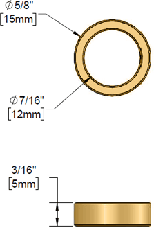 T&S Brass (001466-20) Quarter-Turn Eterna Spindle Sleeve additional product graphic