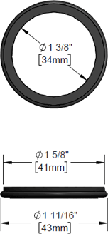 T&S Brass (017150-45K) Base Body Seal Kit for B-2730/B-2731 Faucets (Qty=2) additional product graphic