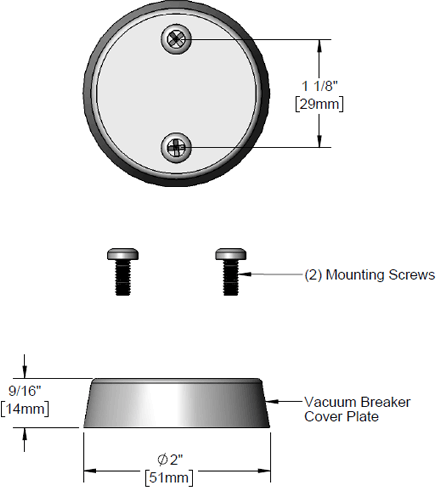 T&S Brass (B-0963-HA) B-0963 Vacuum Breaker Hood Assembly additional product graphic