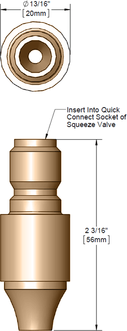 T&S Brass (B-1422) Quick Connect Jet Spray additional product graphic