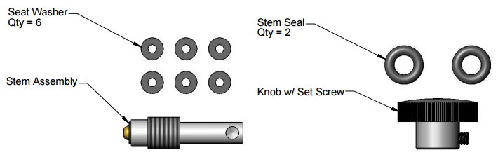 T&S Brass (B-2282-RK) Parts Kit For Dipperwell Faucet additional product graphic