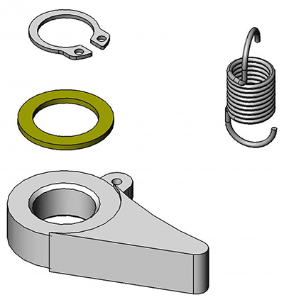 T&S Brass (014940-45) Ratchet Kit for B-7000 Series Hose Reels additional product graphic