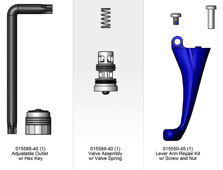 T&S Brass (B-1256) Repair Kit For inNew-Stylein Glass Filler additional product graphic