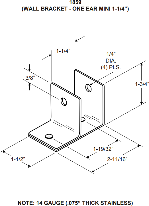 J-1859 Specification Sheet