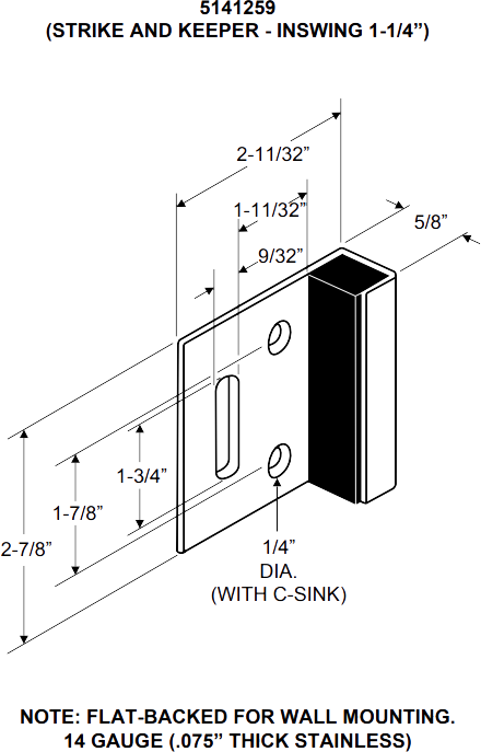 J-5141259 Specification Sheet