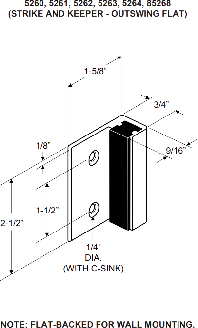 J-5263 Specification Sheet
