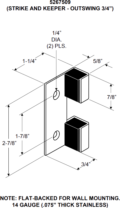 J-5267509 Specification Sheet
