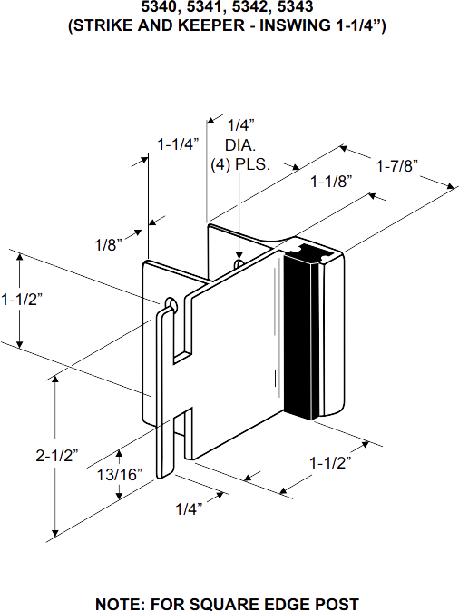 J-5340 Specification Sheet