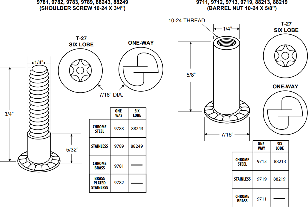 J-60619 Specification Sheet