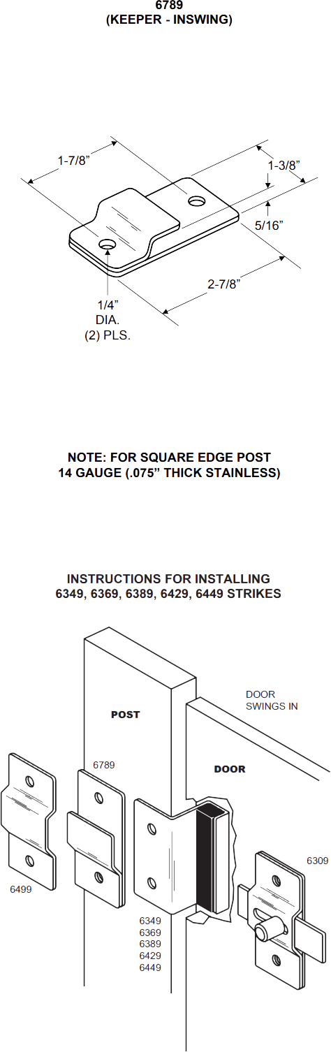 J-6789 Specification Sheet