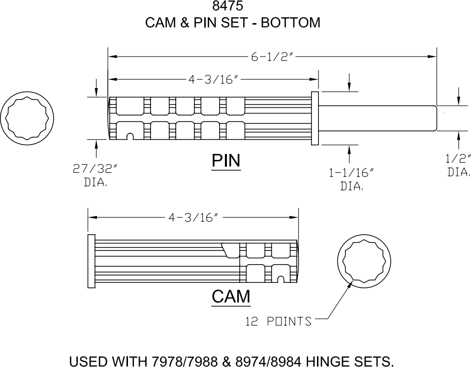 J-8475 Specification Sheet
