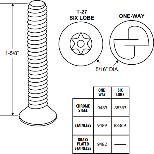J-88363 Specification Sheet
