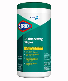 Clorox Commercial Disinfecting Wipes -75 Wipes